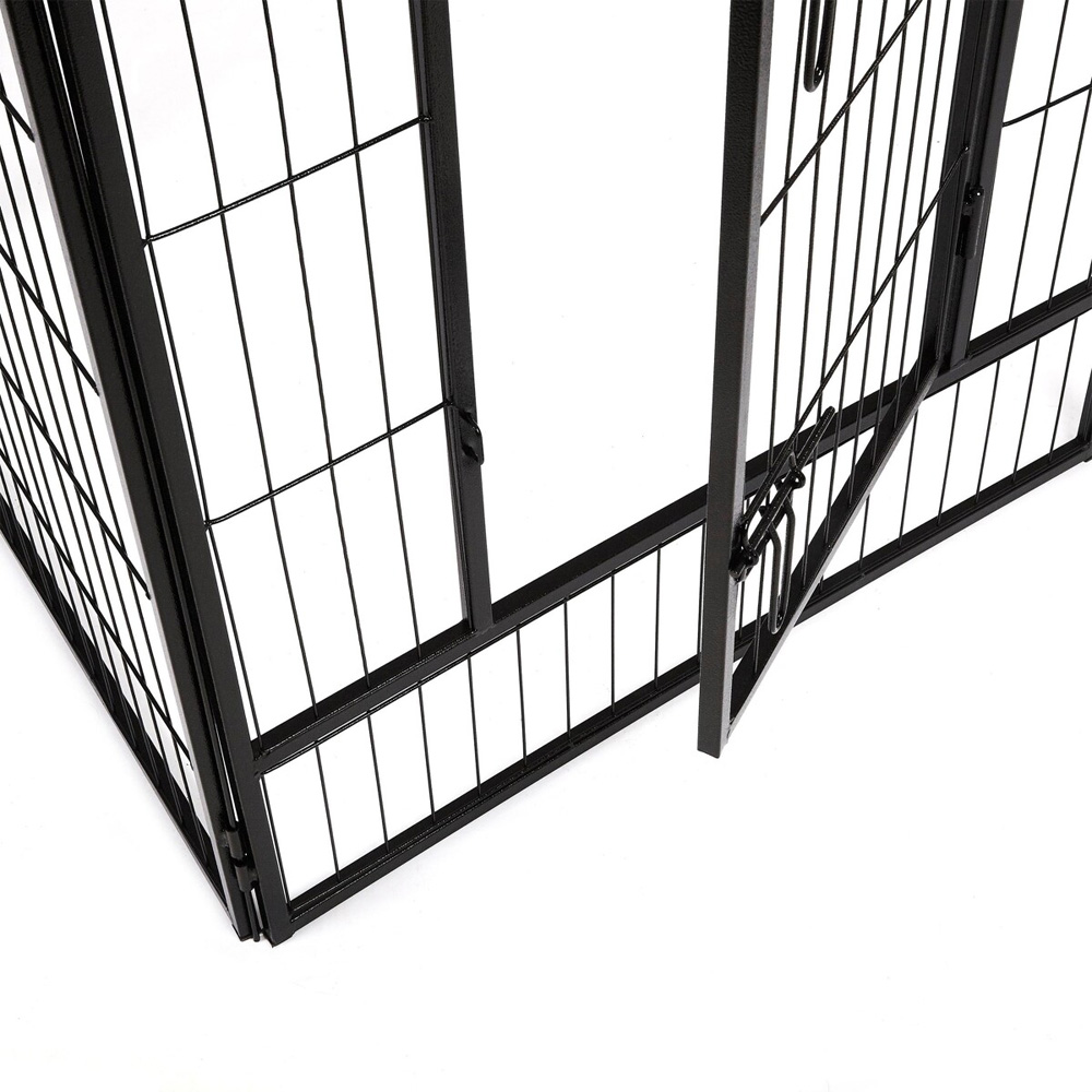 Happet Kojec Metalowy dla Psa z Progiem L Heavy 77×101cm | Akwarium24
